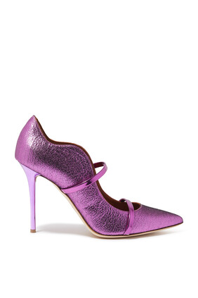 Maureen 100 Metallic Leather Pumps